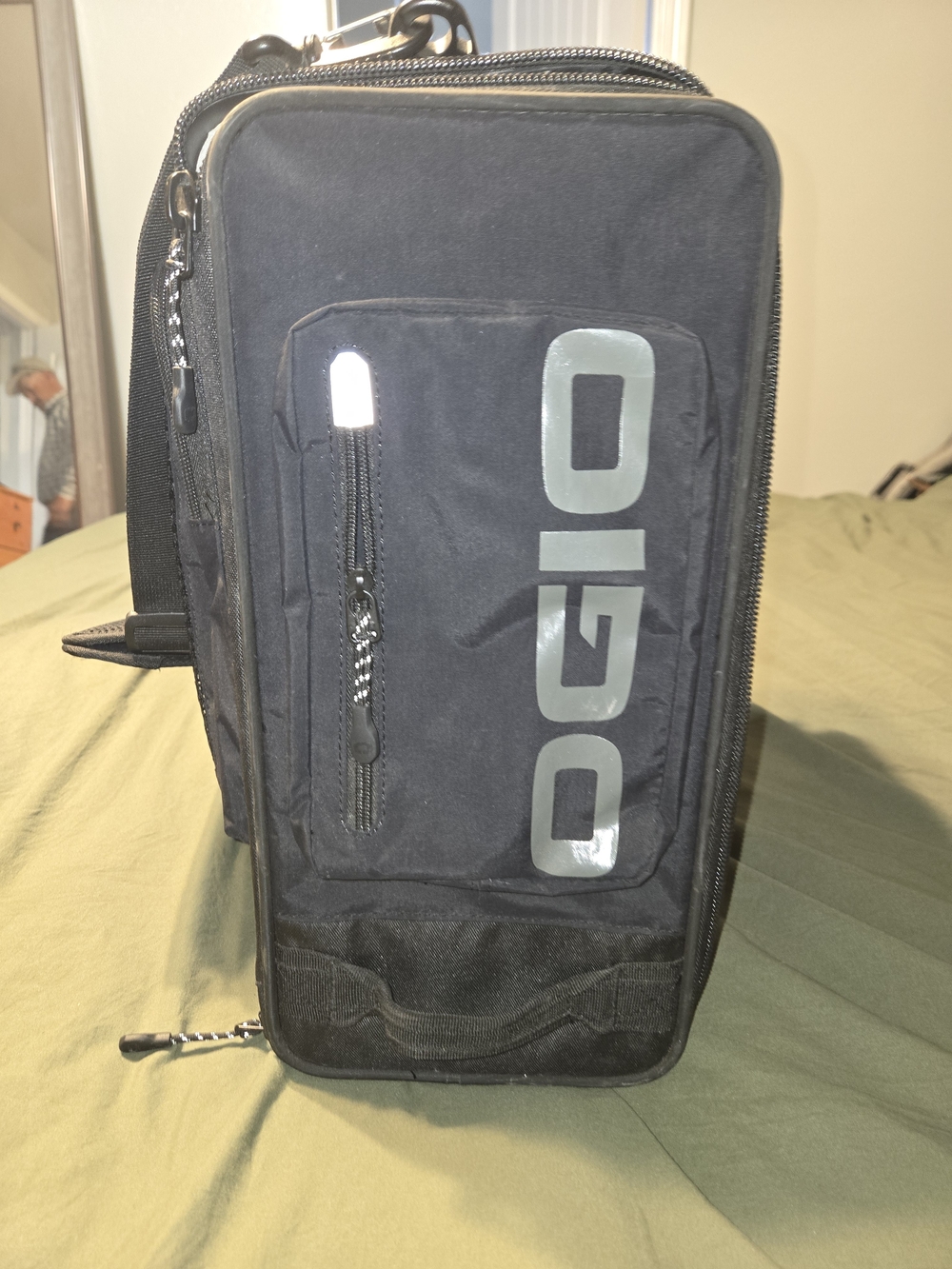 OGIO Black Locker Bag with UNS WorkReady Logo and Yellow Accent - Picture 3 of 5
